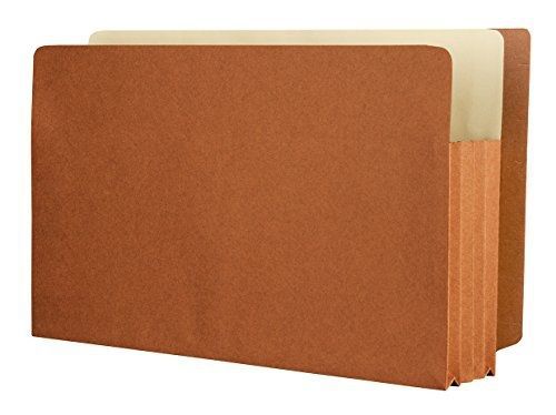 Star side tab file pockets, expanding legal size red rope 3-1/2 inch with full for sale