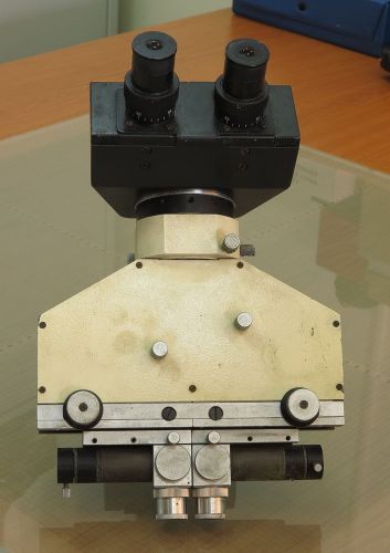 Microscope head for Karl Suss mask aligner - Leitz optics