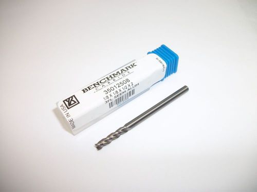 Benchmark carbide endmill 35012508 - 1/8 x 1/8 x 1/2 x 2, 3 flute single end for sale