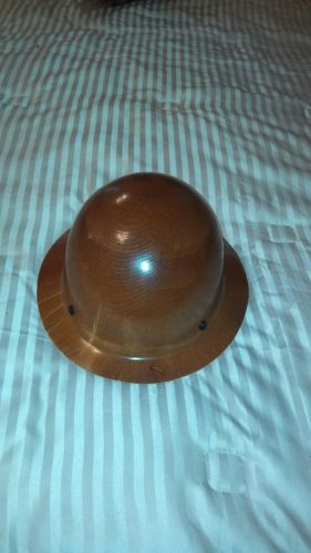 Msa 454664 full brim tan hard hat skull guard for sale