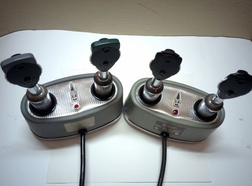 Lot of Welch Allyn Desk chargers(2), ophthalmoscopes(4)