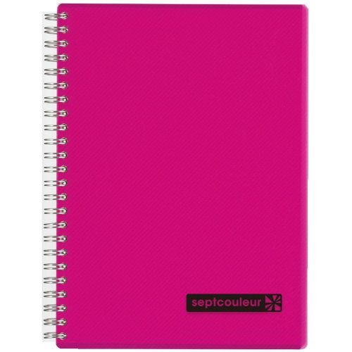 Maruman - Sept Couleur Notebook - A5 - 7mm Rule - Pink