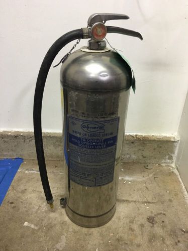 General Water Fire Extinguisher Model WS/LS 900 Refillable In Working Cond.