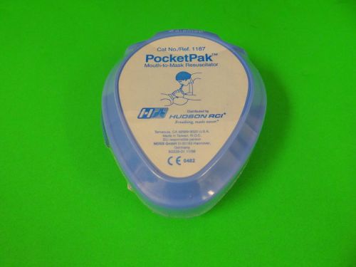 Hudson RCI PocketPak Mouth-to-Mask Resuscitator CPR Mask Kit P/N 1187