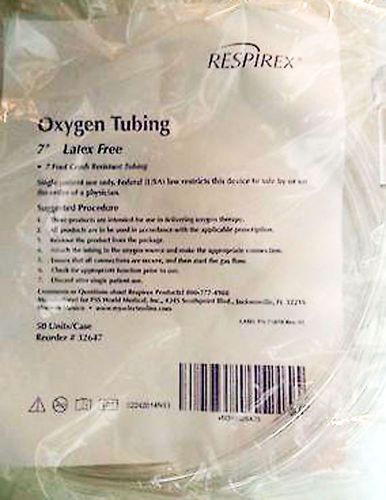 OXYGEN TUBING 7&#034; LATEX FREE ~REPIREX~NEW/SEALED~ LOT OF 5 PACKS~CRUSH RESISTANT