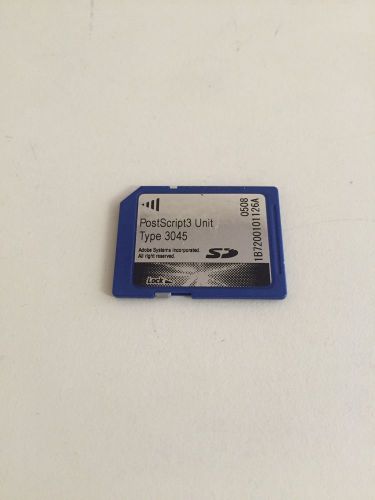 RICOH Postscript 3 module Unit SD card Ricoh Aficio 3035 - 3045