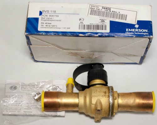 Emerson BVS118 Ball Valve 806759 1 1/8&#034; Alco 806759