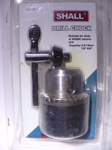 DRILL CHUCK CAPACITY: 1/8 - 5/8 , 3 - 16 mm , Thread Mount 1/2&#034; - 20UNF