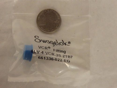 Swagelok 6lv-4-vcr-3s-2tb7 short tube butt weld glands 1/4&#034; vcr (d6) for sale