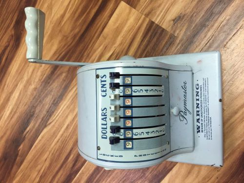 Vintage Paymaster Series S-1000 Check Stamper