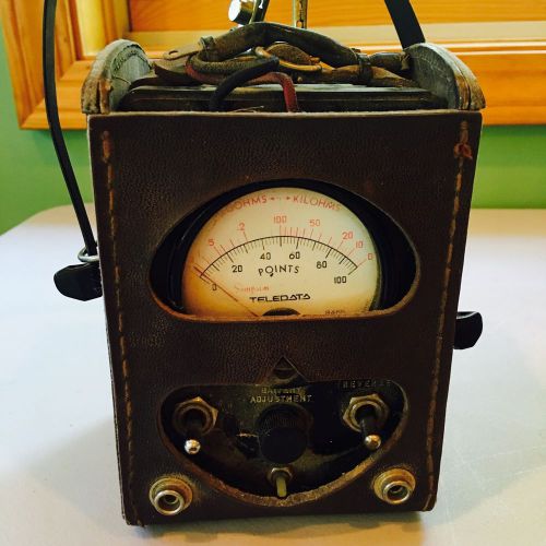 OLD Telecasts Simpson Meter Measurement Equipment Test Equipment