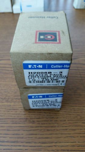 Eaton Cutler Hammer Heater pack H2006B-3 NEW
