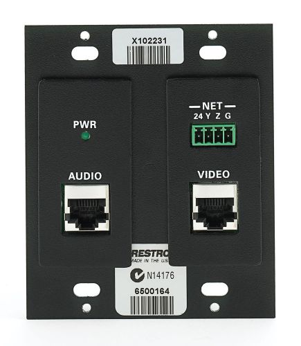 Crestron tpmc-ch-imw - cat5 balanced av interface wall plate for sale
