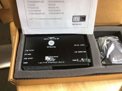 GE Security TT3020WDM Touchtone Telephone Interface Pots Transceiver MM 1 [CT-A]
