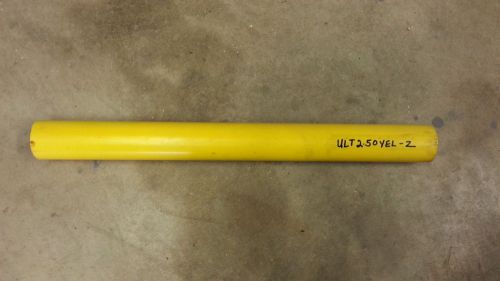 Ultem HU1000 - Westlake Plastics PEI Round Rod 2.5&#034; Diameter x 26&#034; long - Yellow