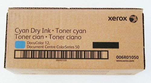 Xerox Toner for Docucolor 12, Cyan, two per box.  Color your world!