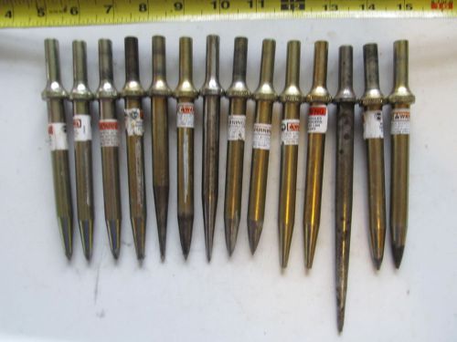 Aircraft tools 14 punch sets .401 shank