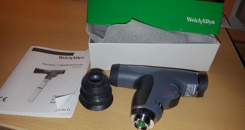 WELCH ALLYN 3.5V PANOPTIC OPHTHALMOSCOPE #11820  WITH NEW CORNEAL VIEWING LENS