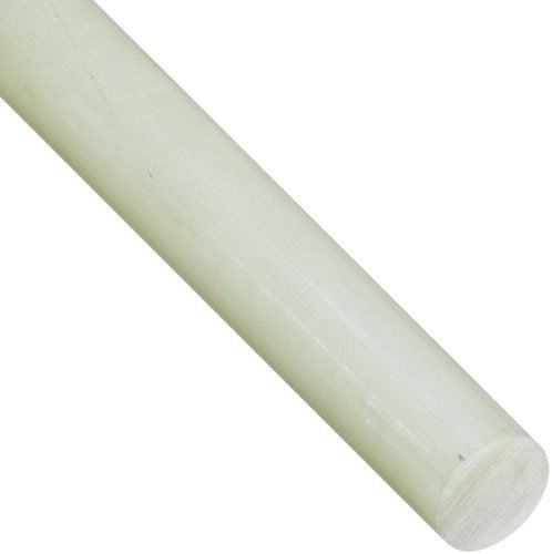 Small Parts Phenolic G-10/FR4 Round Rod, Opaque Natural, Meets MIL-I-24768/27,