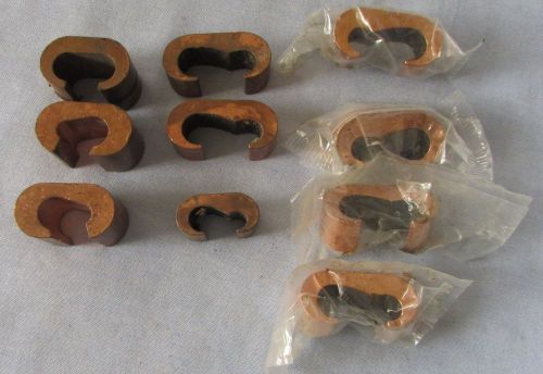 10 Assorted Burndy Copper Compression Connectors