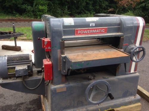 Powermatic 225 planer