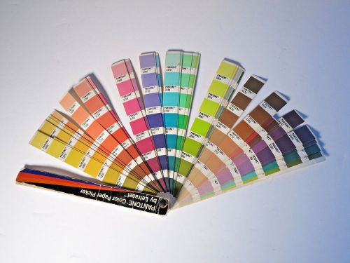 Vintage Pantone Color Paper Picker Letraset Old Swatches Graphic Designer Colors
