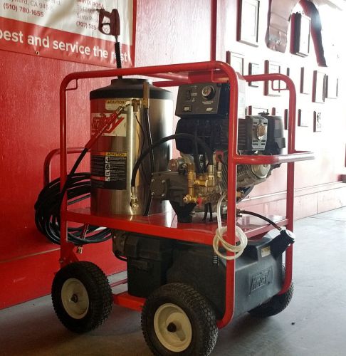 Used hotsy 1075sse gas engine hot water pressure washer sn:164238 for sale
