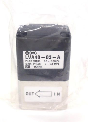 SMC LVA40-03-A Fluoropolymer Valve - New