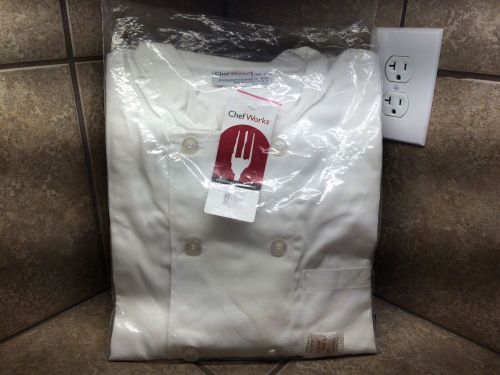 Chef works Le Mans basic coat jacket WCCW White XL chef restaurant uniform