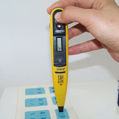 Electric Digital Test Pen AC/DC Voltage Measure Detector Tester 12V-250V bb