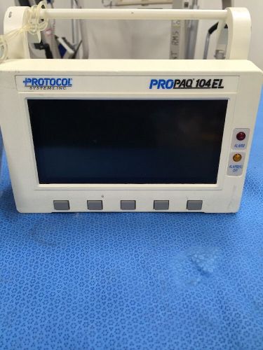 Protocol Propaq 104EL Multi-Parameter Vial Signs Patient Monitor