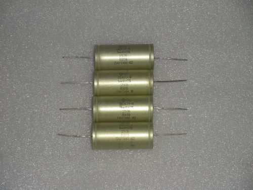 1uF 250V MATCHED PAIR OS (OC) Hi-End AUDIO Polystyrene capacitors K71-4 RARE!!!
