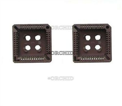 2Pcs Dip Plcc Converter Socket Adapter 44-Pin Plcc44 Plcc-44 Through Hole O