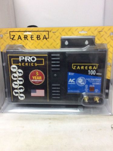 Zareba Pro Series 100 Miles Low Impedance Electric Fence Charger, No. EAC100M-Z