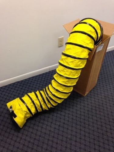 Blower Ducting 16”/ 4” / 25’ Yellow/Black Hose Schaefer Duct