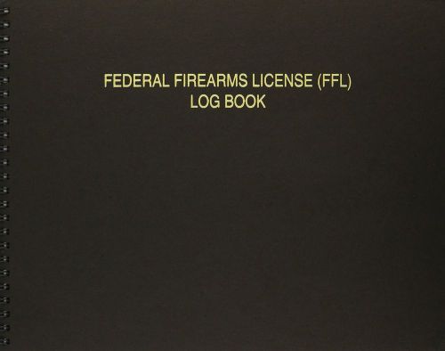 Bookfactory ffl bound book / ffl log book / ffl record book - 100 pages black... for sale