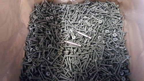 5000 count  #8 1-1/4 phillips wafer head cement board sharp screws #312072  5m for sale