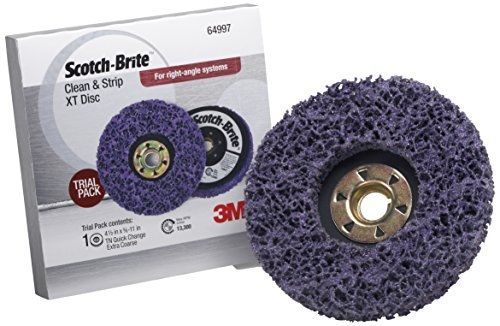 Scotch-brite(tm) clean and strip xt disc tn quick change trial pack, 4-1/2 in x for sale