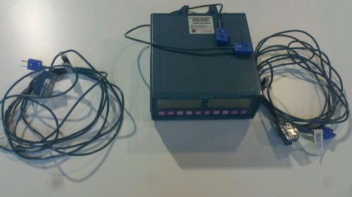 Mon-a-therm Model 6510 Temperature Monitor w/ 2 cables