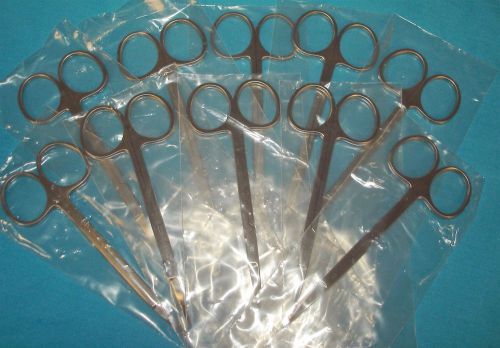 Lot of 10 REDA 09341-11 Iris Operating Scissors Curved 4.5&#034; 11CM Stainless Steel