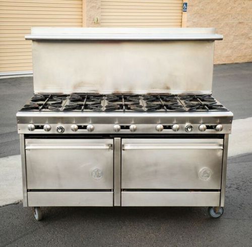 US Range 10 Burner - 2 Oven Commercial Gas Range