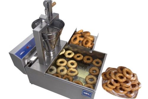 New manual donut fryer maker making machine 350 pcs/h. compact size. for sale