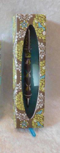 VERA BRADLEY BALL POINT PEN BLUE INK IN SITTIN&#039; IN A TREE NEW WITH TAGS OFFICE