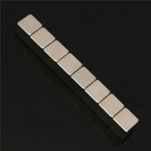 8pcs N52 10x10x10mm Block Neodymium Magnet Super Strong Permanent Rare Earth