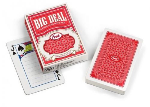 Big Deal Playing Card Note Pad 90 Sheets