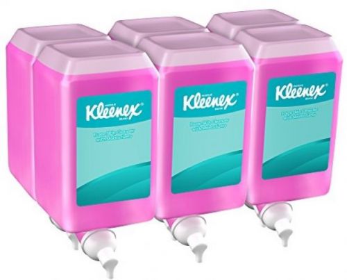 Kleenex liquid hand soap with moisturizers (91552), pink, floral scent, 1.0l, 6 for sale