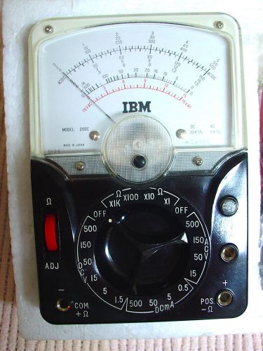 Ibm vom volt ohm meter model 200c (made in japan) nib new in the box for sale
