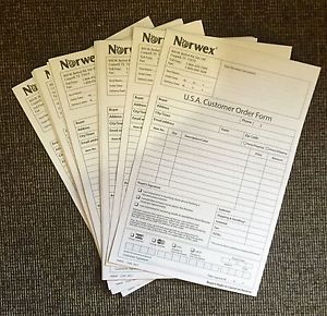 NORWEX U.S.A. Customer Order Form