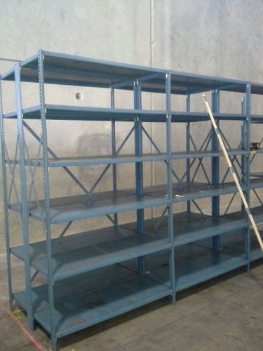 (10 sections) 48&#034; x 18&#034; x 7&#039; tall with 5 shelves