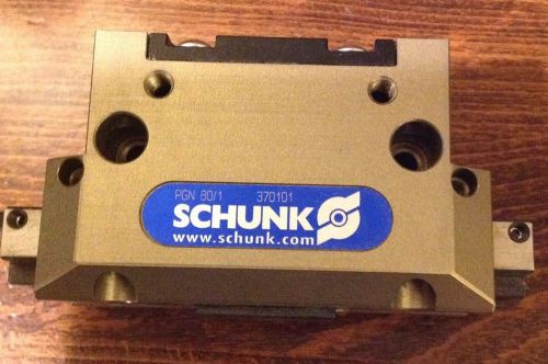 Schunk, Pneumatic Robotic Parallel Gripper, PGN 80/1    P# 370101  NEW